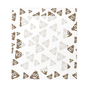 Niedliches Emoji-Muster Notizblock