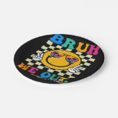 Niedliches Ende des Schuljahres Lehrerin Sommer Br Pappteller (Schrägansicht)