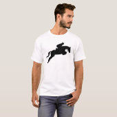 Niedliches Englisch Riding Hunter Jumper Girl Ridi T-Shirt (Vorne ganz)