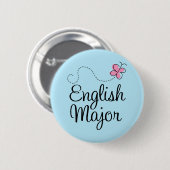 Niedliches englisches bedeutendes Geschenk Button (Vorne & Hinten)