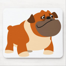 Niedliches englisches Bulldog Baby Kleidung Mousepad