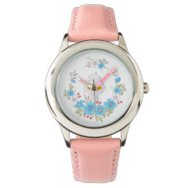 Niedliches Entbeinen im Blume Armbanduhr