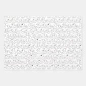 Niedliches Entenmuster Geschenkpapier Set (Vorderseite)