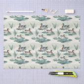 Niedliches Entenmuster Seidenpapier (Handwerk)