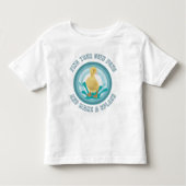 Niedliches Entrinnen zu einem Abfall Kleinkind T-shirt (Vorderseite)