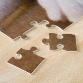 Niedliches entspannendes weißes puzzle (Seite)