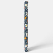 Niedliches Erdbeerdesign mit individuelle Name Samsung Galaxy Hülle (Linke Seite)