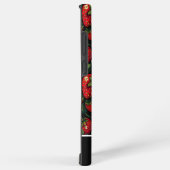 Niedliches Erdbeerdesign mit individuelle Name Samsung Galaxy Hülle (Rechte Seite)