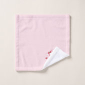 Niedliches Erdbeermuster Badhandtuch Set (Waschlappen)