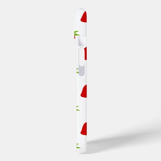 Niedliches Erdbeermuster | Case-Mate iPhone Hülle (Rückseite / Links)