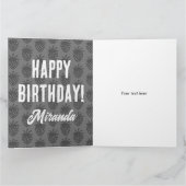 Niedliches Erdbeermuster Geburtstagskarte Dankeskarte (Innenseite)