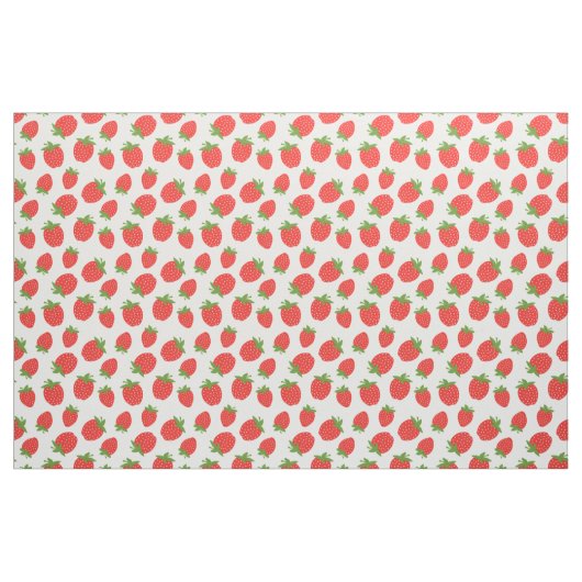 Niedliches Erdbeermuster Stoff (Fat Quarter (45,7 x 55,9 cm))