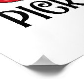 Niedliches Erdbeerpflaster Poster (Ecke)