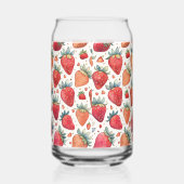 Niedliches Erdbeerrosa Muster Dosenglas (Rechts)