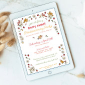 Niedliches Erdbeerthema Neue Zuhause Housewarming Einladung