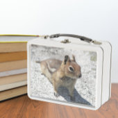 Niedliches Erdeichhörnchen Nature Foto Metall Brotdose