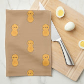 Niedliches Erdnuss-Muster Geschirrtuch (Viertel Falte)