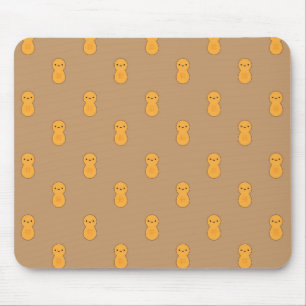 Niedliches Erdnussmuster Mousepad