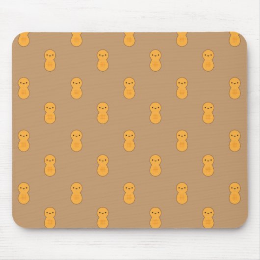 Niedliches Erdnussmuster Mousepad (Vorne)