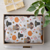 Niedliches Erntedank-Muster verschlingen geben Seidenpapier (Geschenk)