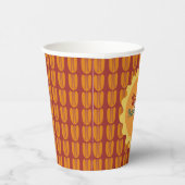 niedliches Erntedank Pappbecher (Rechts)