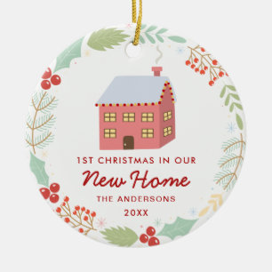 Niedliches erstes Weihnachten in unserem neuen Keramik Ornament