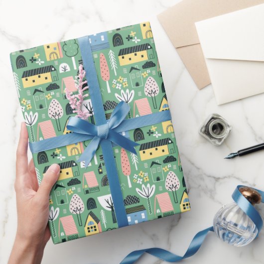 niedliches Erwärmung Party Geschenkpapier (Schenken)