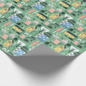 niedliches Erwärmung Party Geschenkpapier (Ecke)