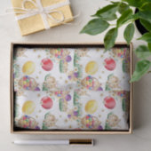 Niedliches Esater-Party-Korbmuster Seidenpapier (Geschenk)