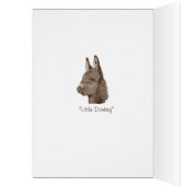 Niedliches Eselsleben wie gezeichnet Kunst (Innen (Links))