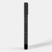 Niedliches ethnisches Schwarz-Weiß-Muster Case-Mate iPhone Hülle (Rückseite / Rechts)