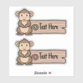 Niedliches Etikett (Blatt)