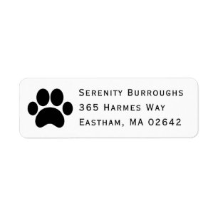 Niedliches Etikett für Hundehunde auf der Mama