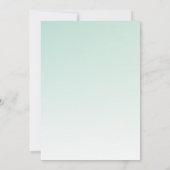 Niedliches Eule in einem Grünen Top Hat St. Patty' Einladung (Rückseite)