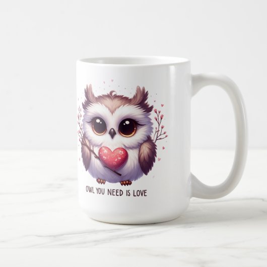 Niedliches Eule ist Liebe Tasse Cups (Rechts)