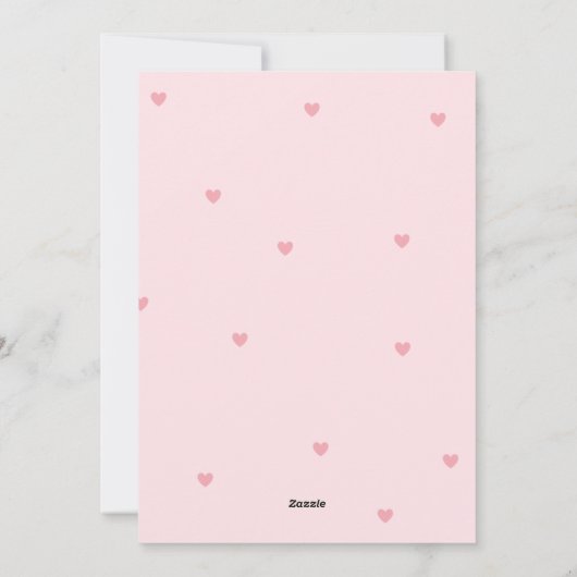 Niedliches Eule-Valentinstag Feiertagskarte (Rückseite)