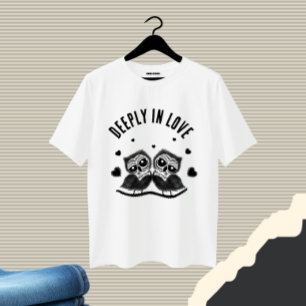 Niedliches Eulenpaar T-Shirt