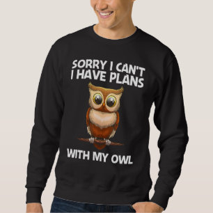 Niedliches Eulenvogel für Männer - Vogelscheuchen Sweatshirt