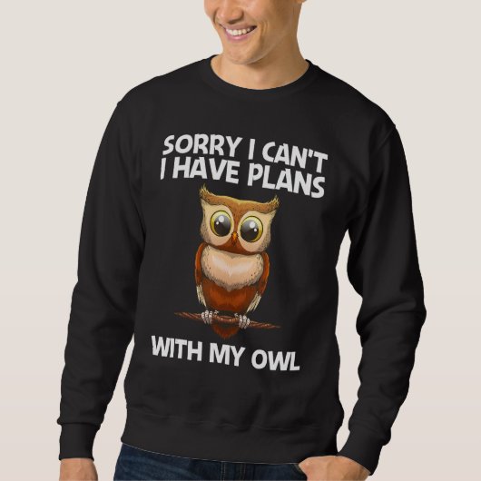 Niedliches Eulenvogel für Männer - Vogelscheuchen  Sweatshirt (Vorderseite)