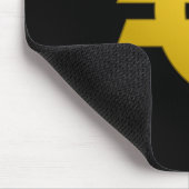 Niedliches Euro-Zeichen,Europäische Währung Symbol Mousepad (Ecke)