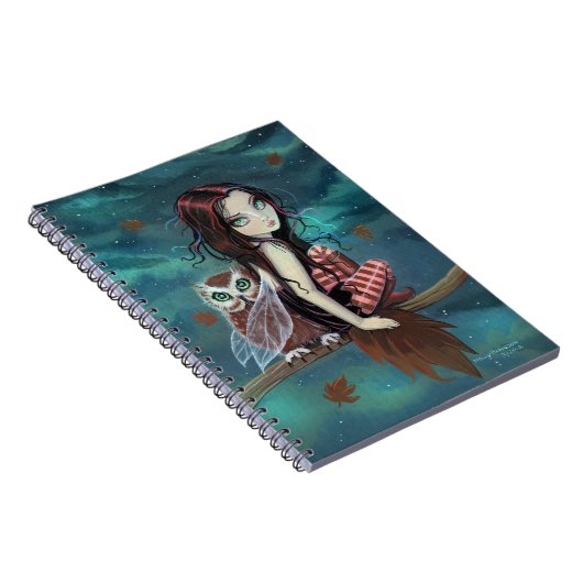 Niedliches Ewl and Faiasy Fantasy Art Notebook Notizblock (Rechte Seite)