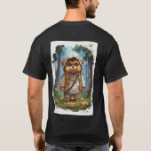 Niedliches Ewok Adventure: Cartoon T - Shirt Graph (Rückseite)