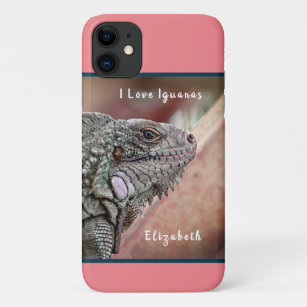 Niedliches Exotisches Reptil Iguana Haustier Case-Mate iPhone Hülle