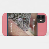 Niedliches Exotisches Reptil Iguana Haustier Case-Mate iPhone Hülle (Rückseite (Horizontal))
