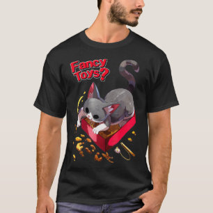 Niedliches Extravagantes Cat Toy Funny T-Shirt