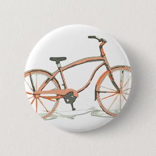 Niedliches Fahrrad Button