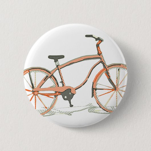 Niedliches Fahrrad Button (Vorderseite)
