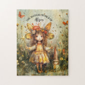 Niedliches Fairy and Gnome Garden Puzzle (Vertikal)