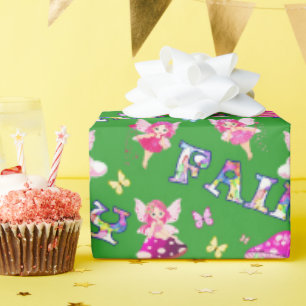 Niedliches Fairy Muster Party Packung Geschenkpapier