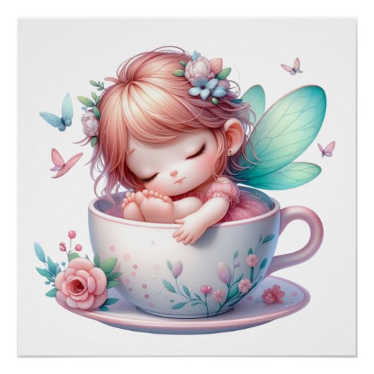 Niedliches Fairy Poster (Vorderseite)